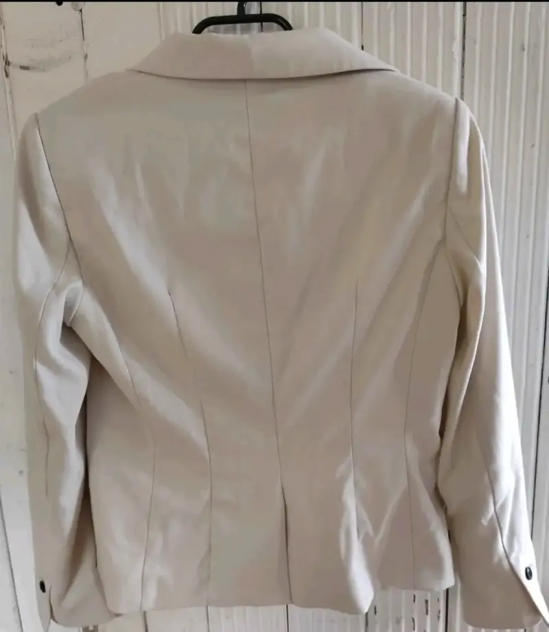 Blazer beige mujer formal H&M - 2