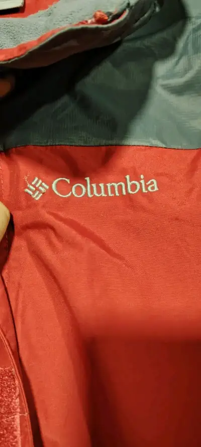 Chaqueta Columbia rojo y gris - miniatura 3