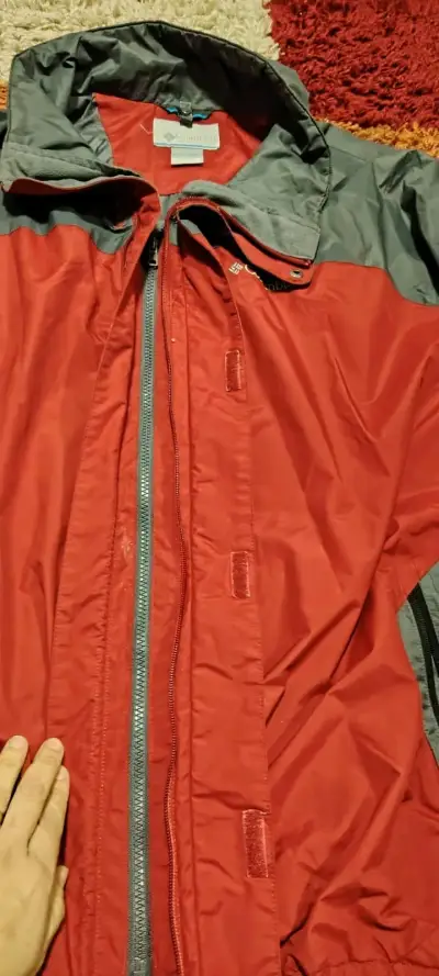 Chaqueta Columbia rojo y gris - miniatura 5