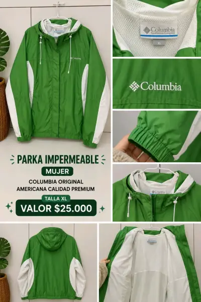 Parka impermeable Columbia Mujer - miniatura 1