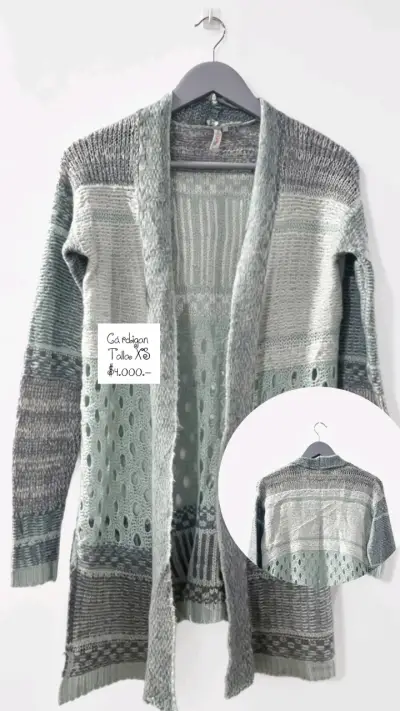 Cárdigan gris talla XS - miniatura 1
