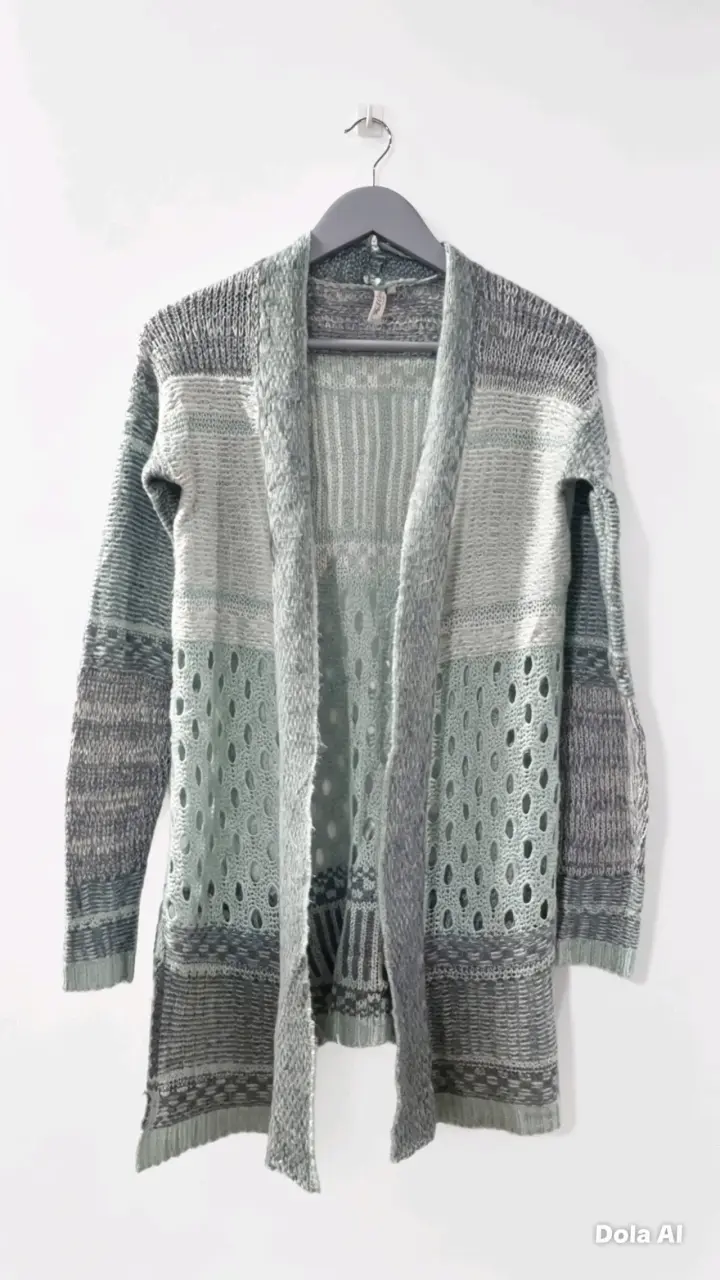 Cárdigan gris talla XS - 2