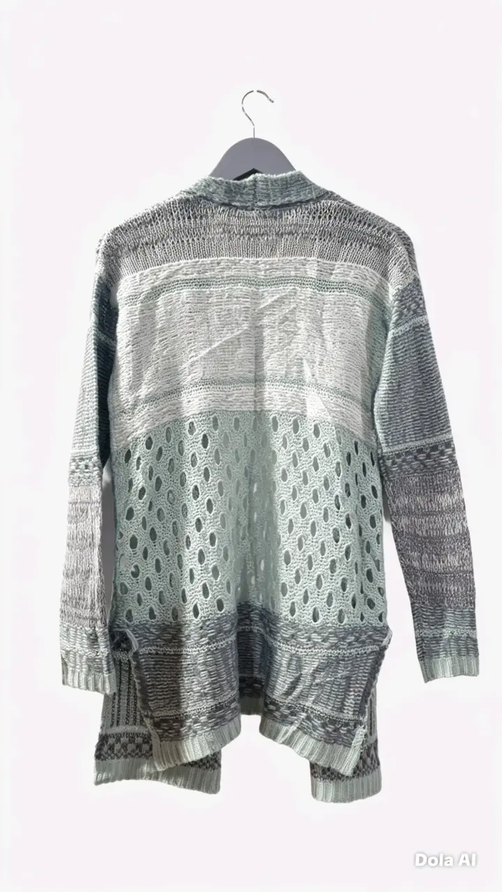 Cárdigan gris talla XS - 3