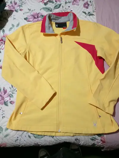 Chaqueta Spyder amarilla con detalles rojos - miniatura 1