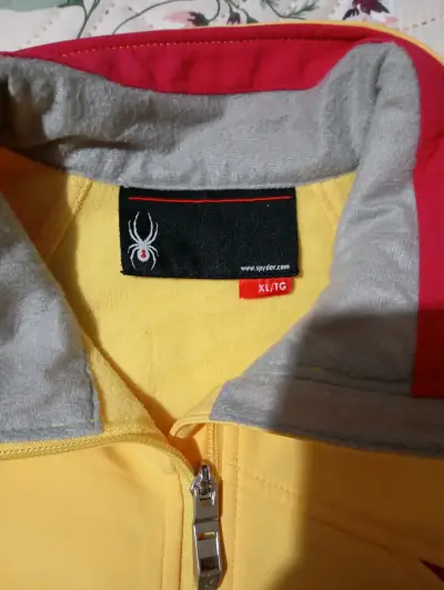 Chaqueta Spyder amarilla con detalles rojos - miniatura 2