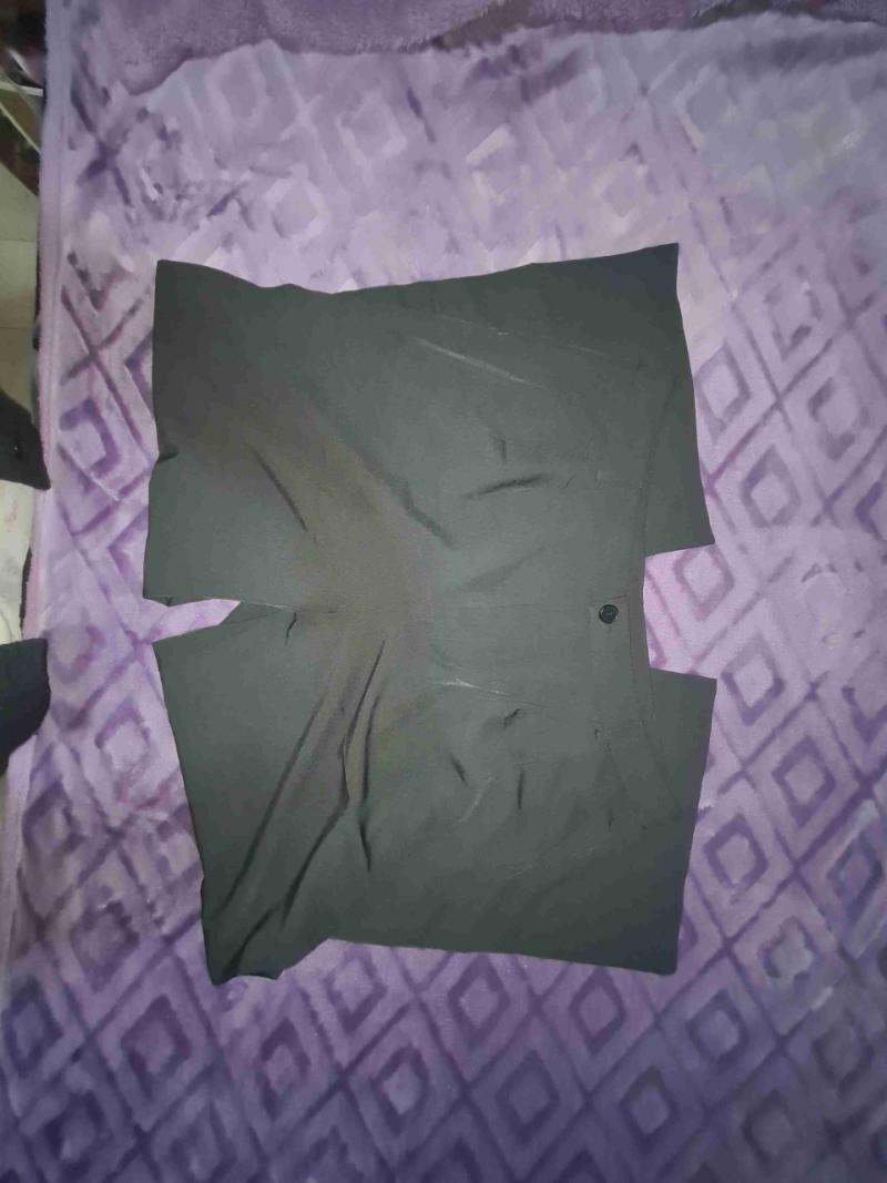 Pantalón negro tela - 1