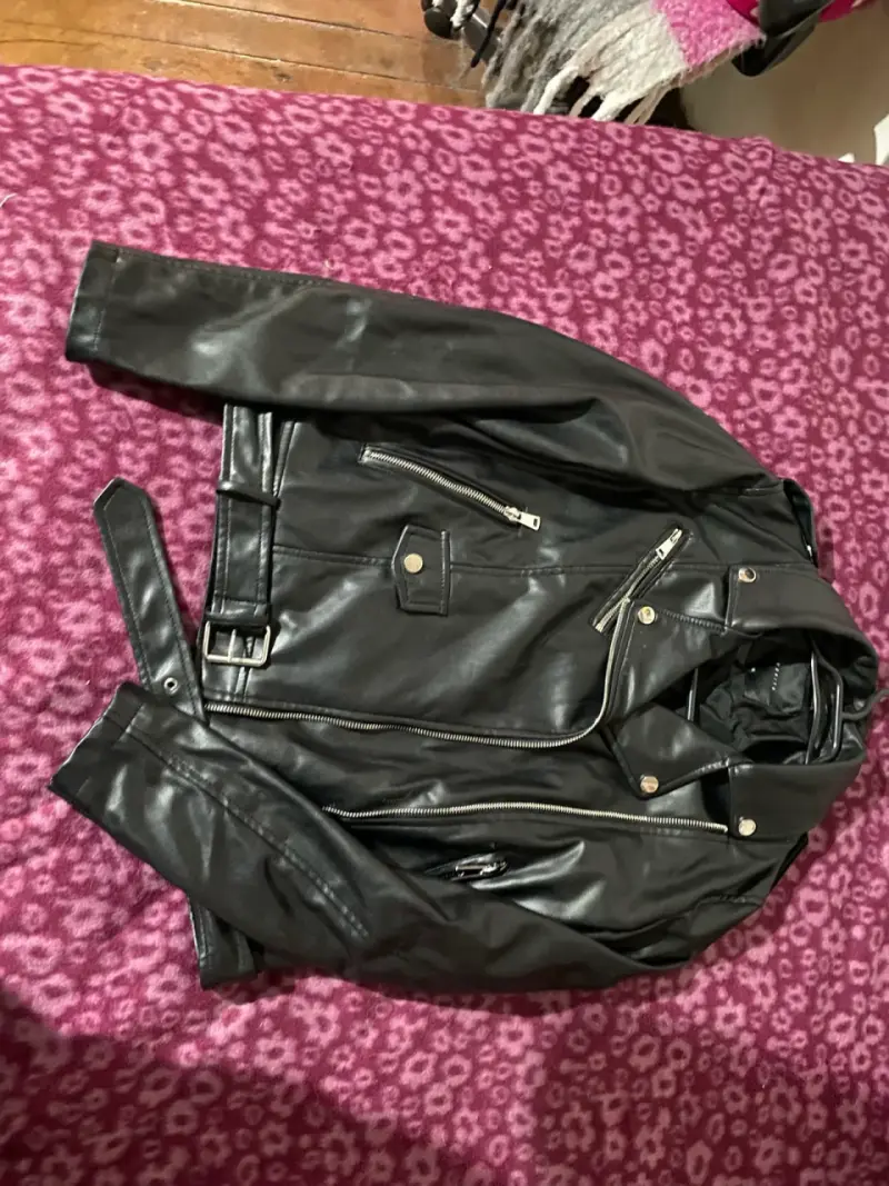 Chaqueta cuero negra - 2