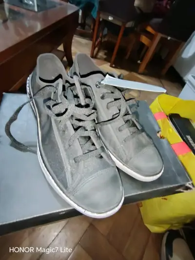 Zapatillas Converse blancas y azules y negras - miniatura 5