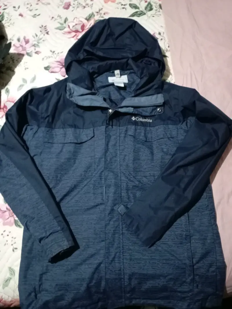 Chaqueta impermeable azul Columbia - 1