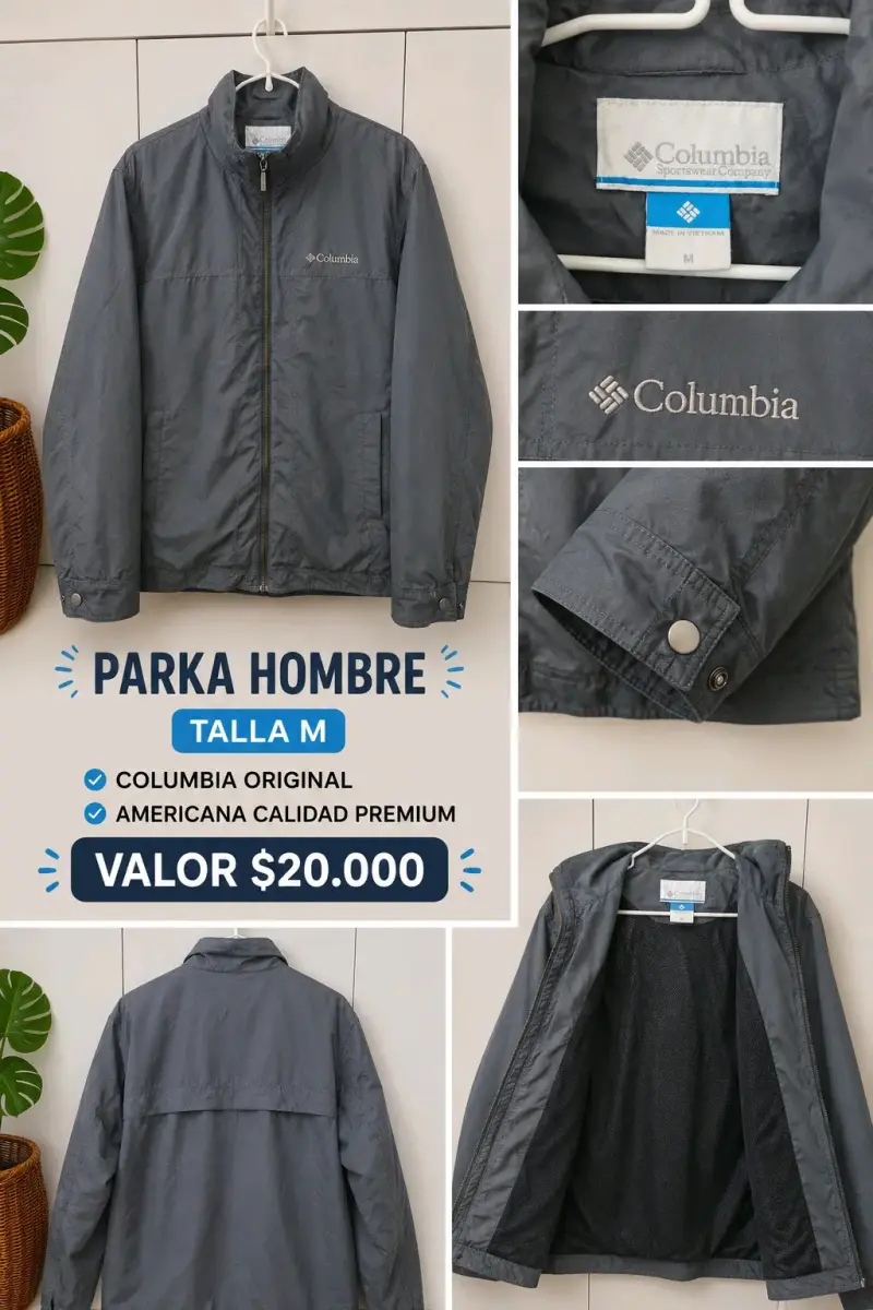 Chaqueta Columbia Original Hombre Talla M - 1