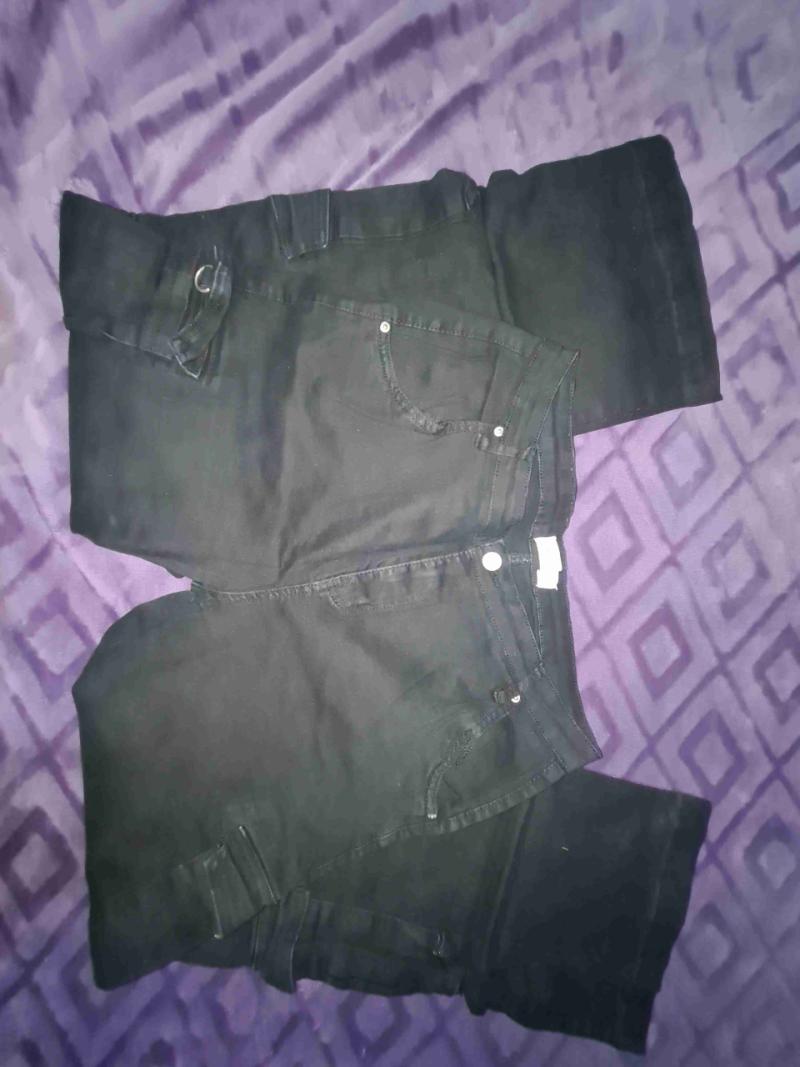 Jeans negros casuales - 1