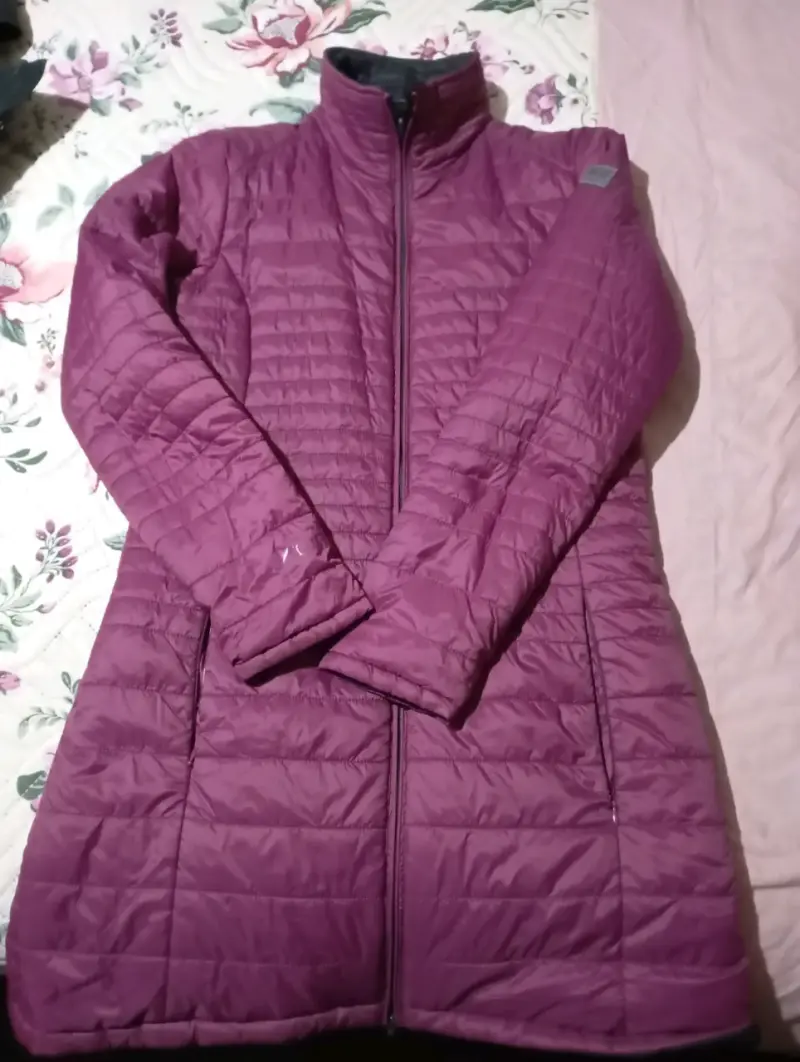 Parka reversible sin gorro acolchado largo - 4