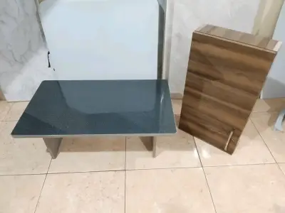 Mesa y mueble para baño de melamina alto brillo - miniatura 2
