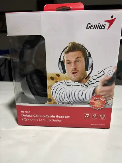 Audífonos Genius HS-05A con cable - miniatura 1