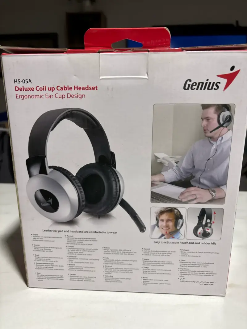 Audífonos Genius HS-05A con cable - 3