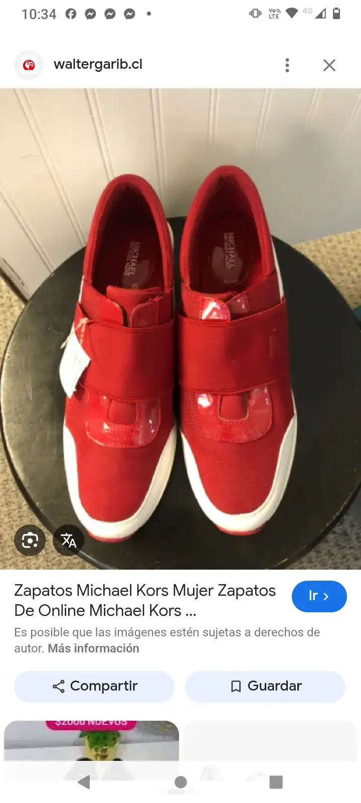 Zapatillas rojas Michael Kors número 39 - 1