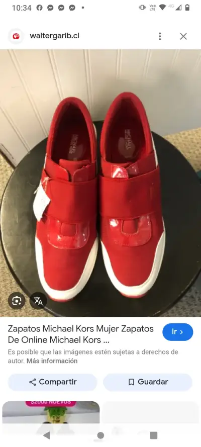 Zapatillas rojas Michael Kors número 39 - miniatura 1