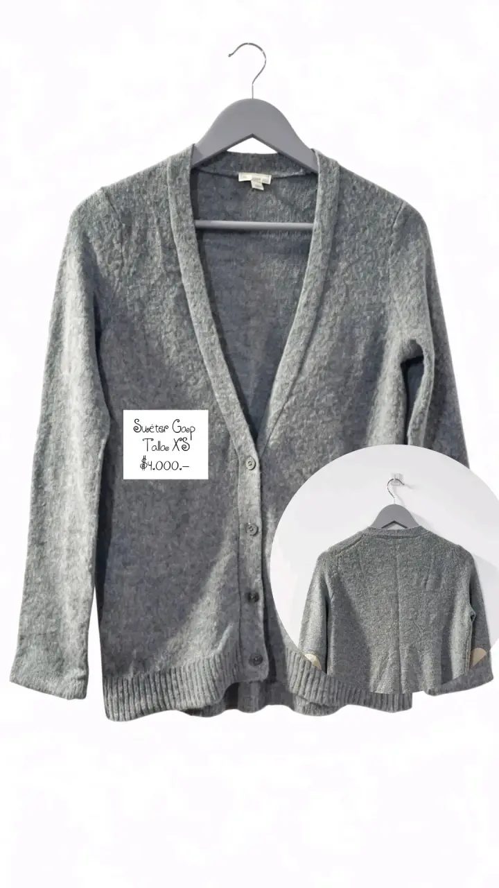 Suéter gris talla XS - 1