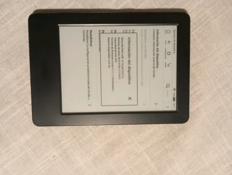 Amazon Kindle 8va Gen 4GB (SY69JL) - Impecable Est - 4