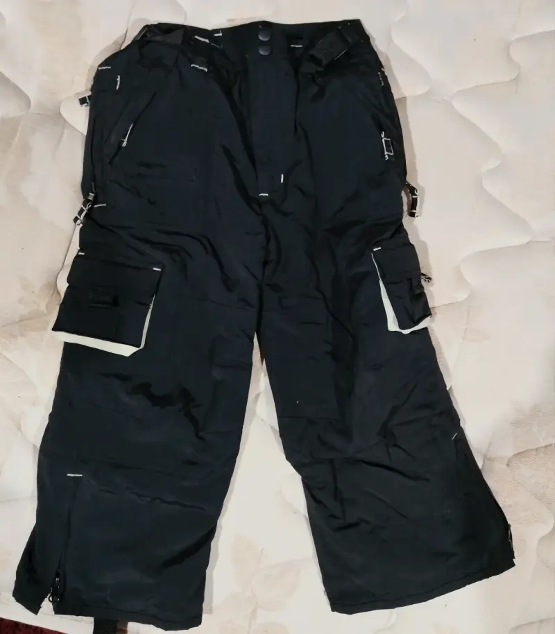 Pantalones de nieve negros talla 4-6 años - 1