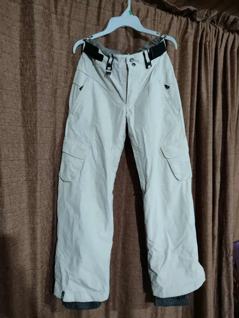 Pantalones de esquí blancos unisex