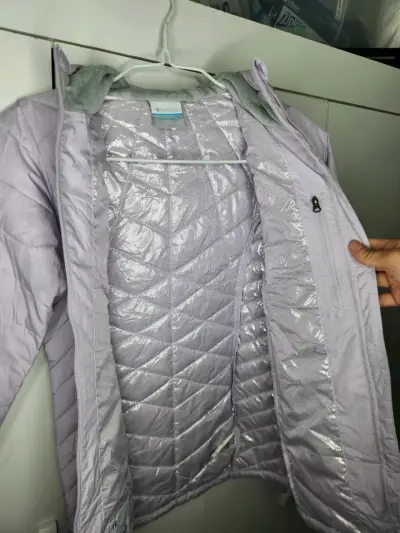 Parka niña Columbia lila - miniatura 3