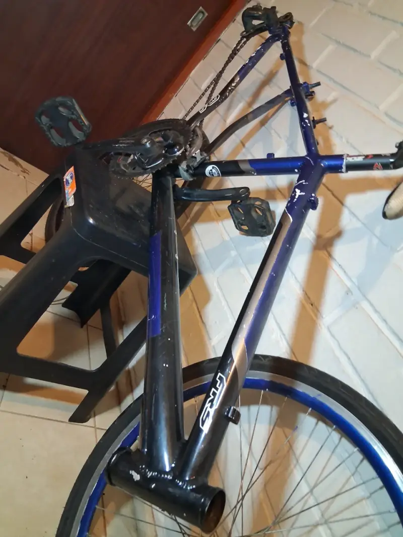 Cuadro de bicicleta FRS negro - 6