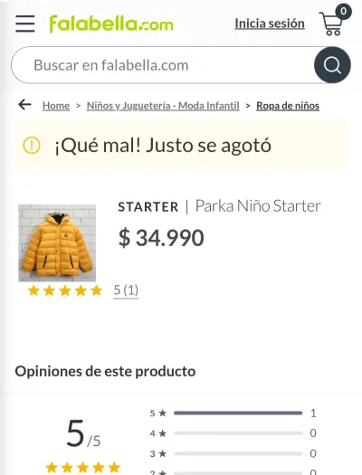 🟡 PARKA STARTER | ABRIGO Y ESTILO PARA EL INVIERNO - miniatura 2