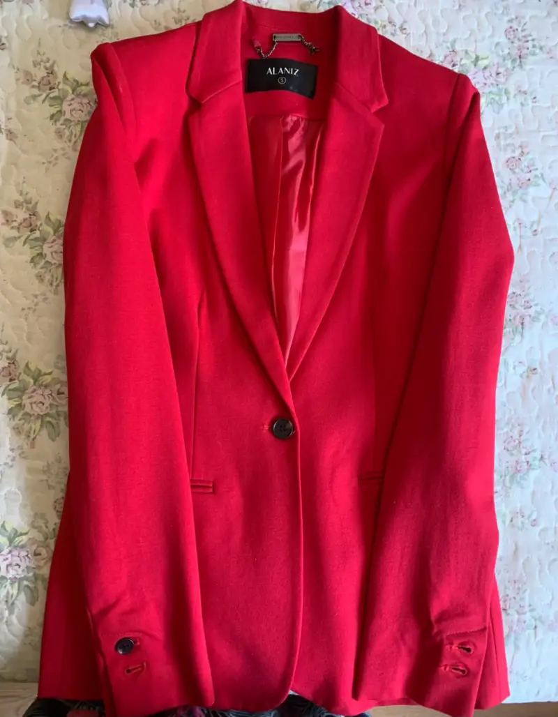 Blazer rojo Alaniz talla S