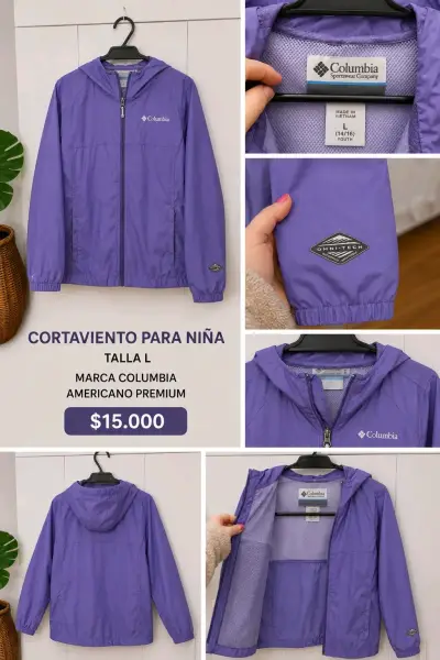 Cortaviento  Columbia niña 14/16 - miniatura 1
