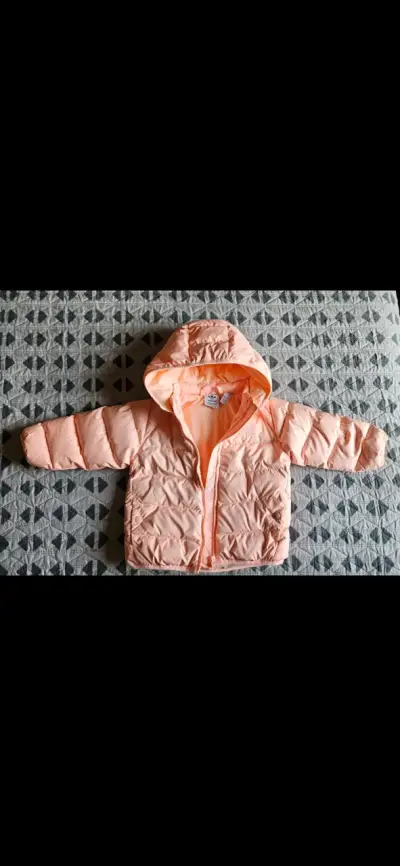 Chaqueta puffer infantil rosa - miniatura 1