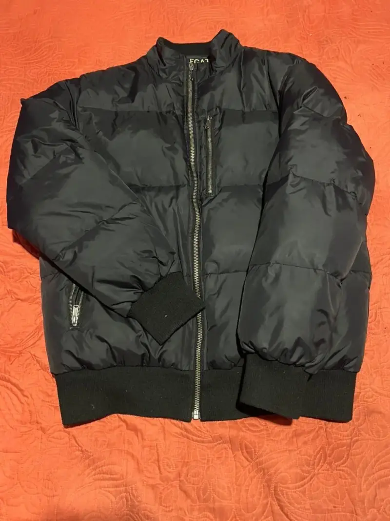 Chaqueta acolchada negra