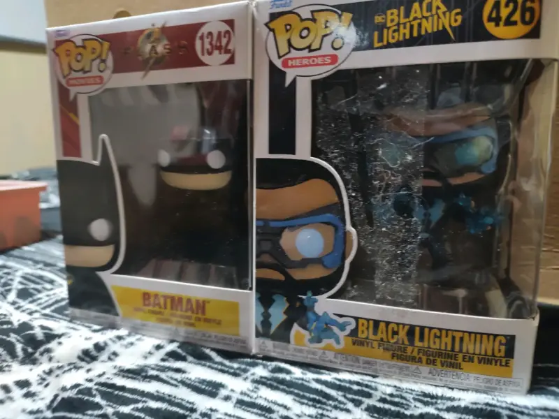 Set de figuras Funko Pop Batman y Black Lightning - 1