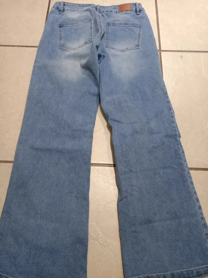 Jeans rectos azules - 2