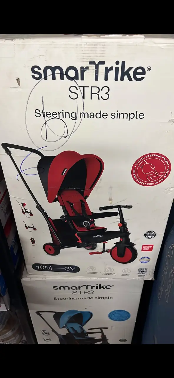 Triciclo plegable smarTrike rojo - 1