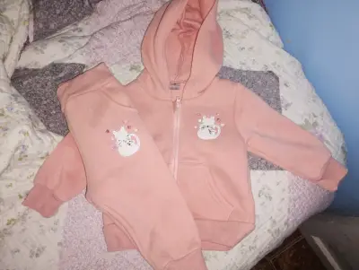 Conjunto polar rosa infantil - miniatura 1