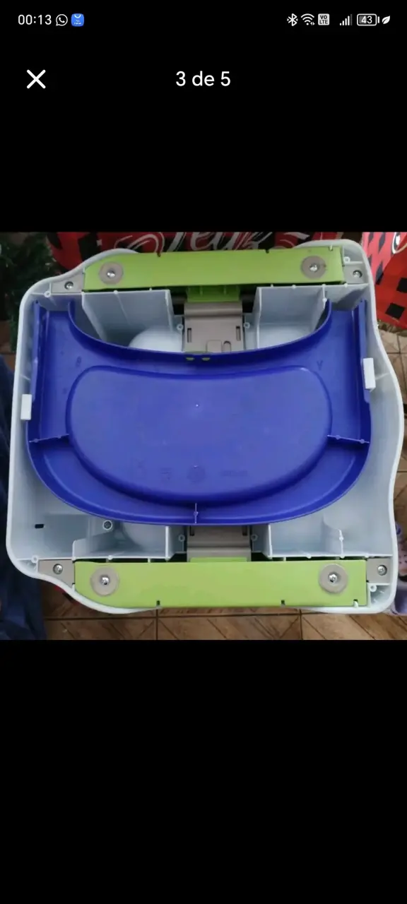 Silla de bebé Infanti verde y azul - 3