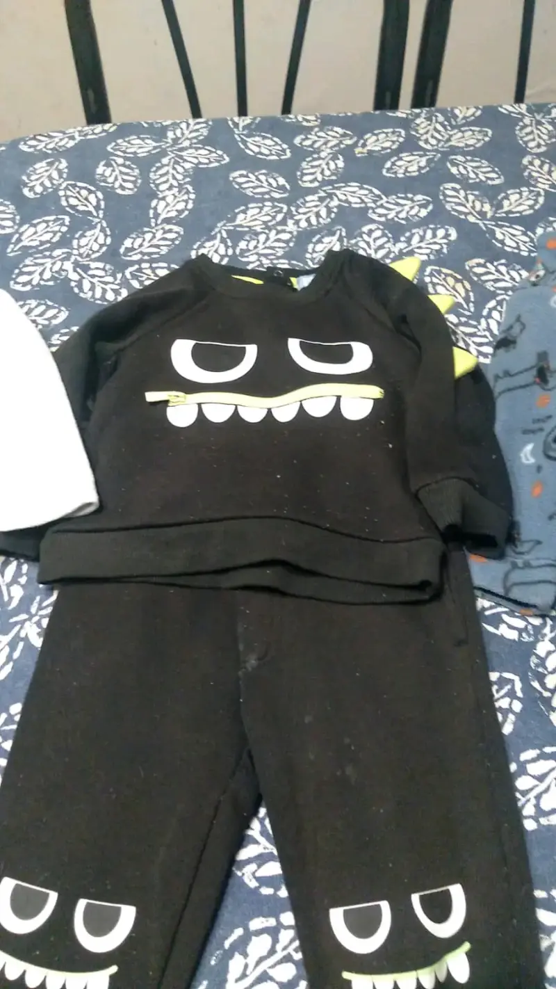 Pijama infantil azul claro - 3