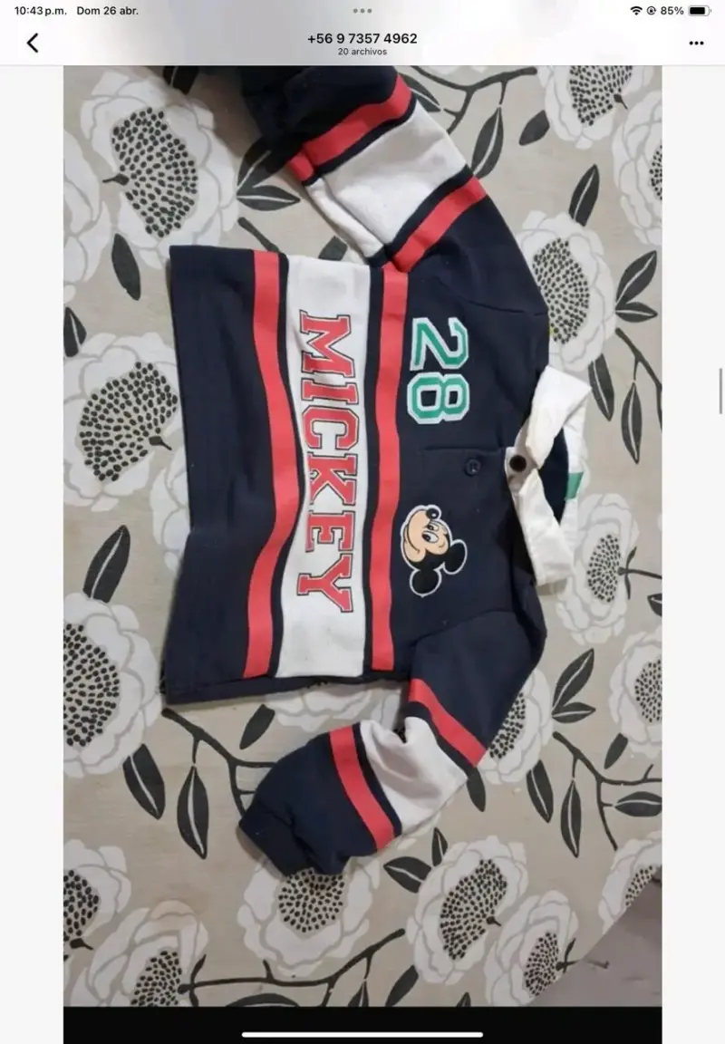 Pijama infantil azul claro - 6
