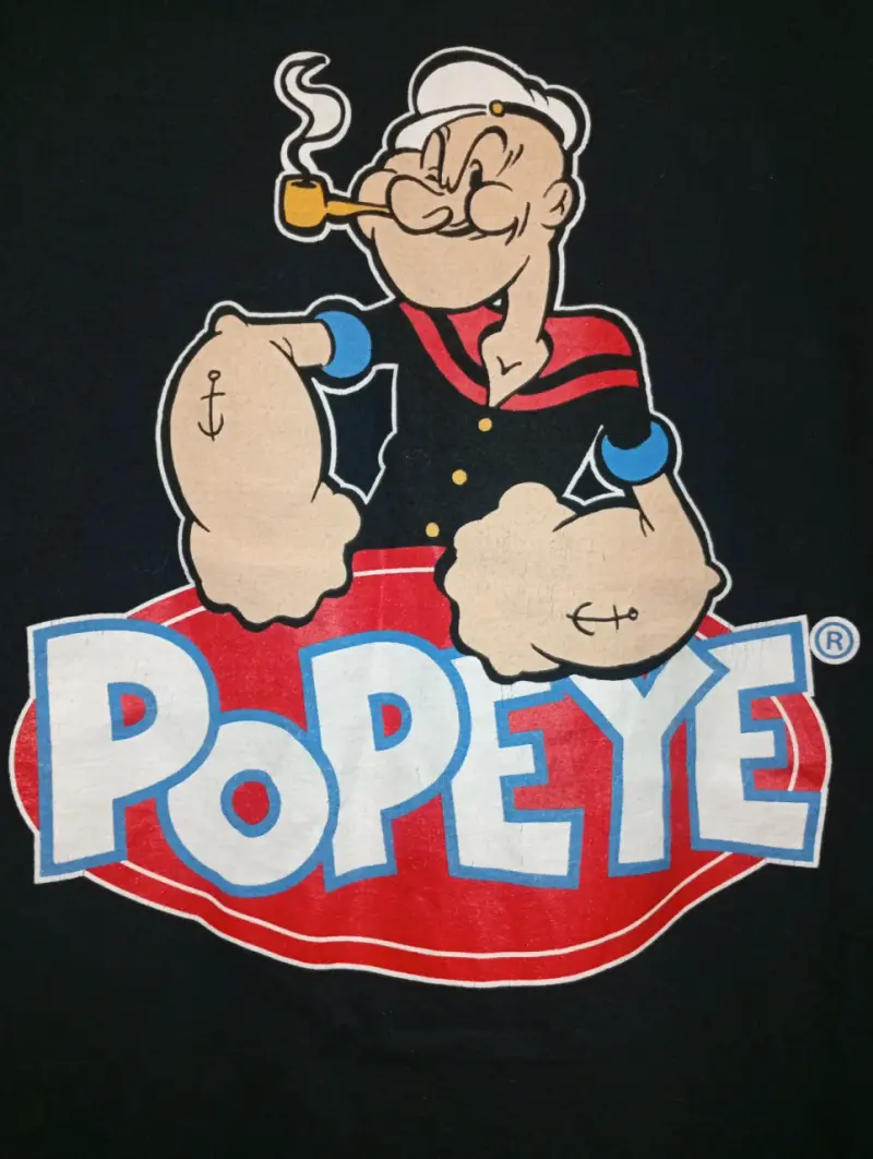 Polera negra Popeye - 2