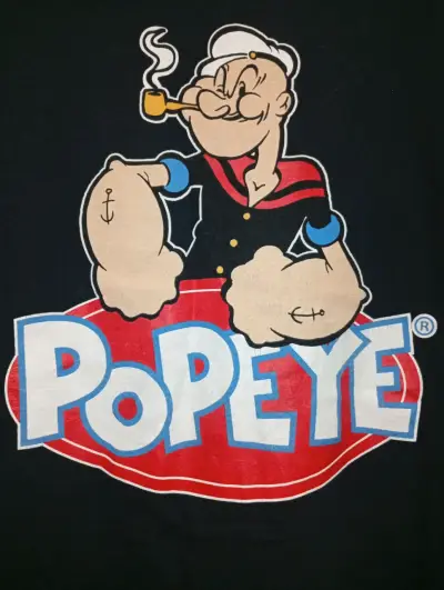 Polera negra Popeye - miniatura 2