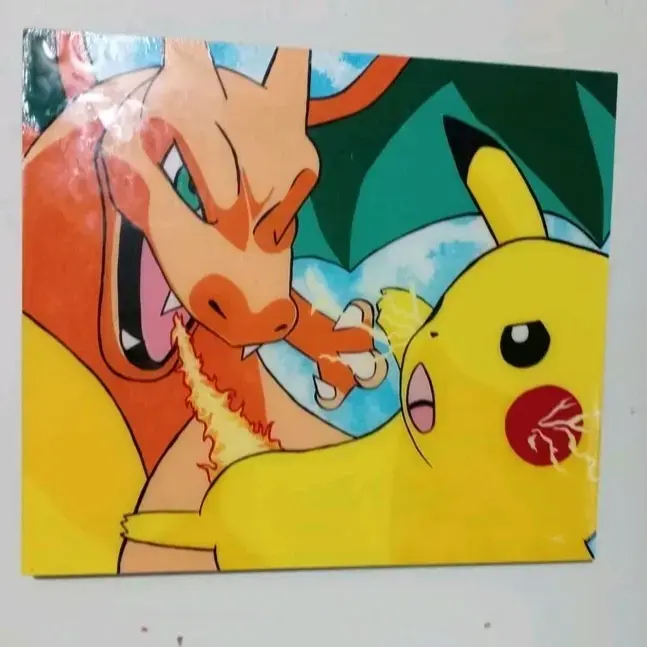 Cuadro Charizard y Pikachu