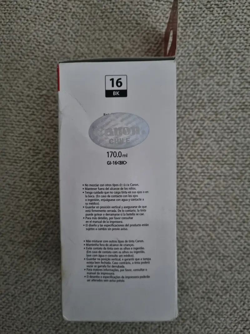 Set de 5 tintas Canon 16 originales - 3