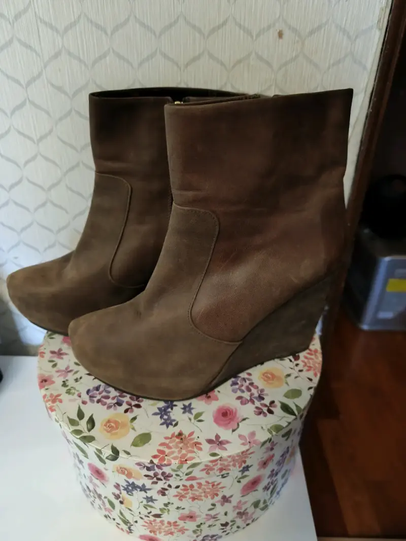 Botines de cuero POLLINI - 2