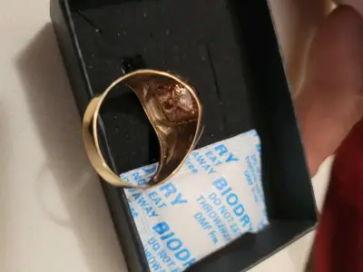 anillo de 14 kilates traido de estados unidos - miniatura 1