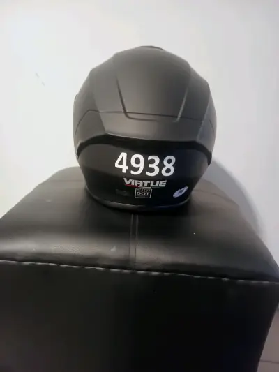 Casco de moto Rappi negro - miniatura 4