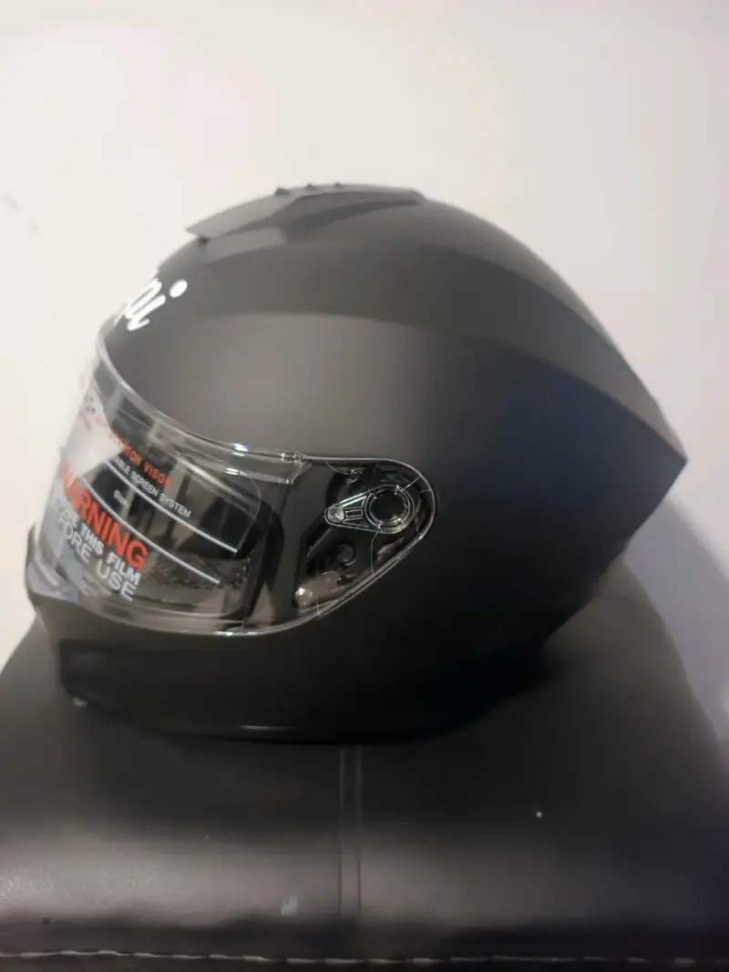 Casco de moto Rappi negro - 5