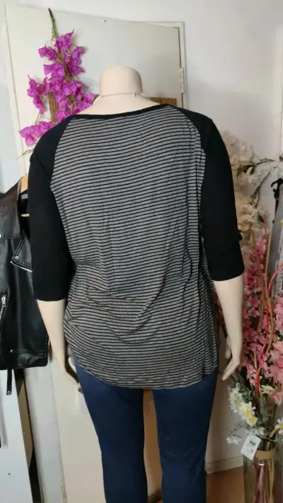 Polera rayada talla 2XL - miniatura 3