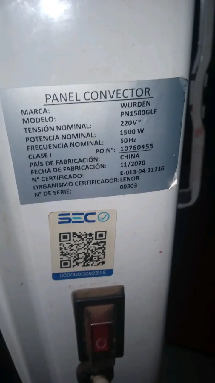 Calefactor eléctrico de panel Wiiken - 2
