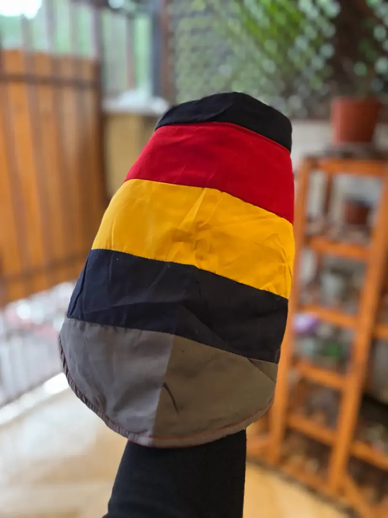 Chaqueta multicolor de tela